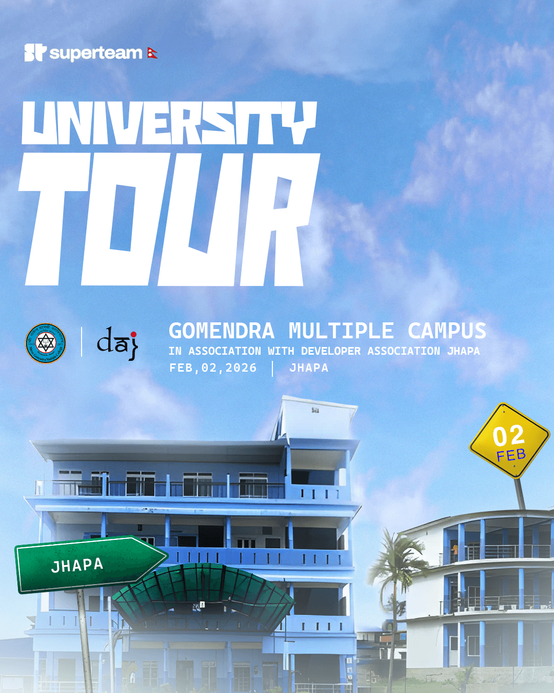 Superteam Nepal Gomendra College Poster